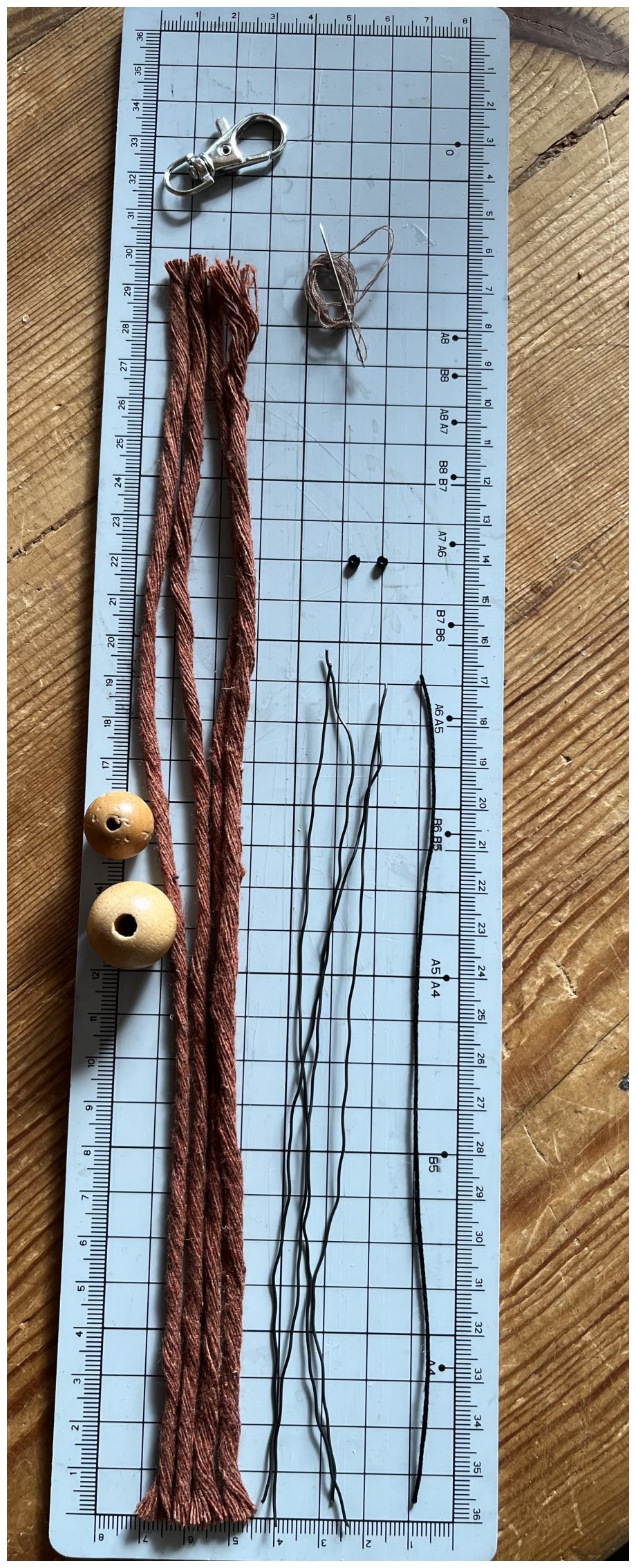 Macramé bruine spin – overzicht