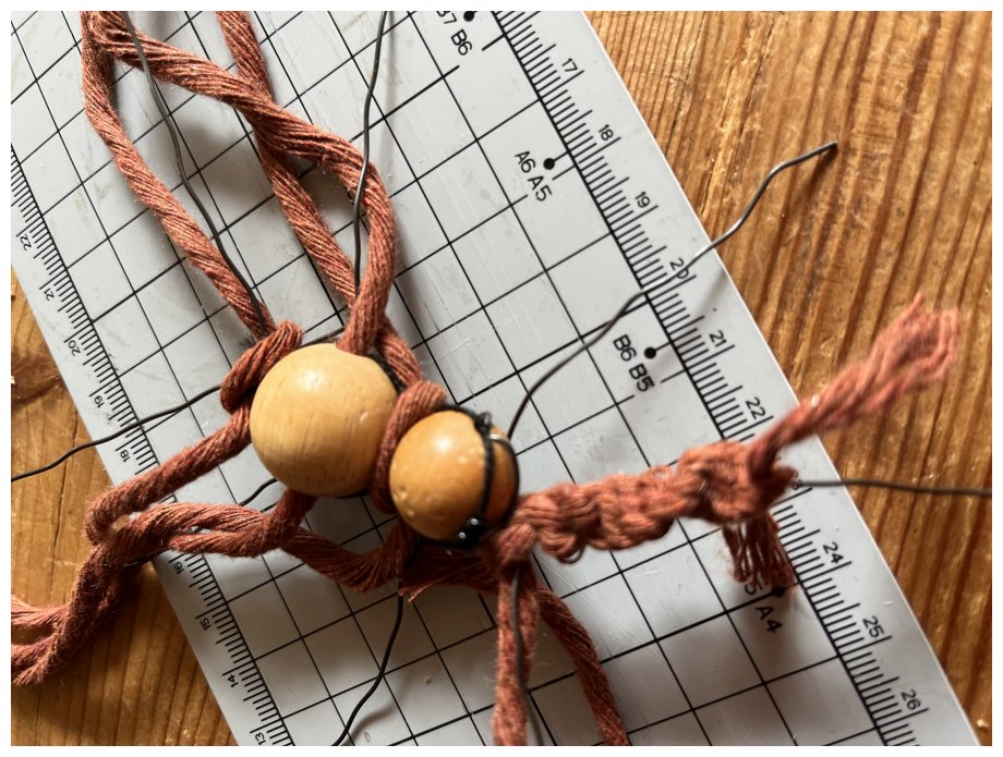 Bruine spin – stap 10