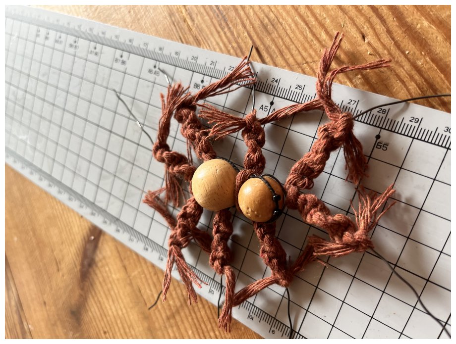 Bruine spin – stap 11