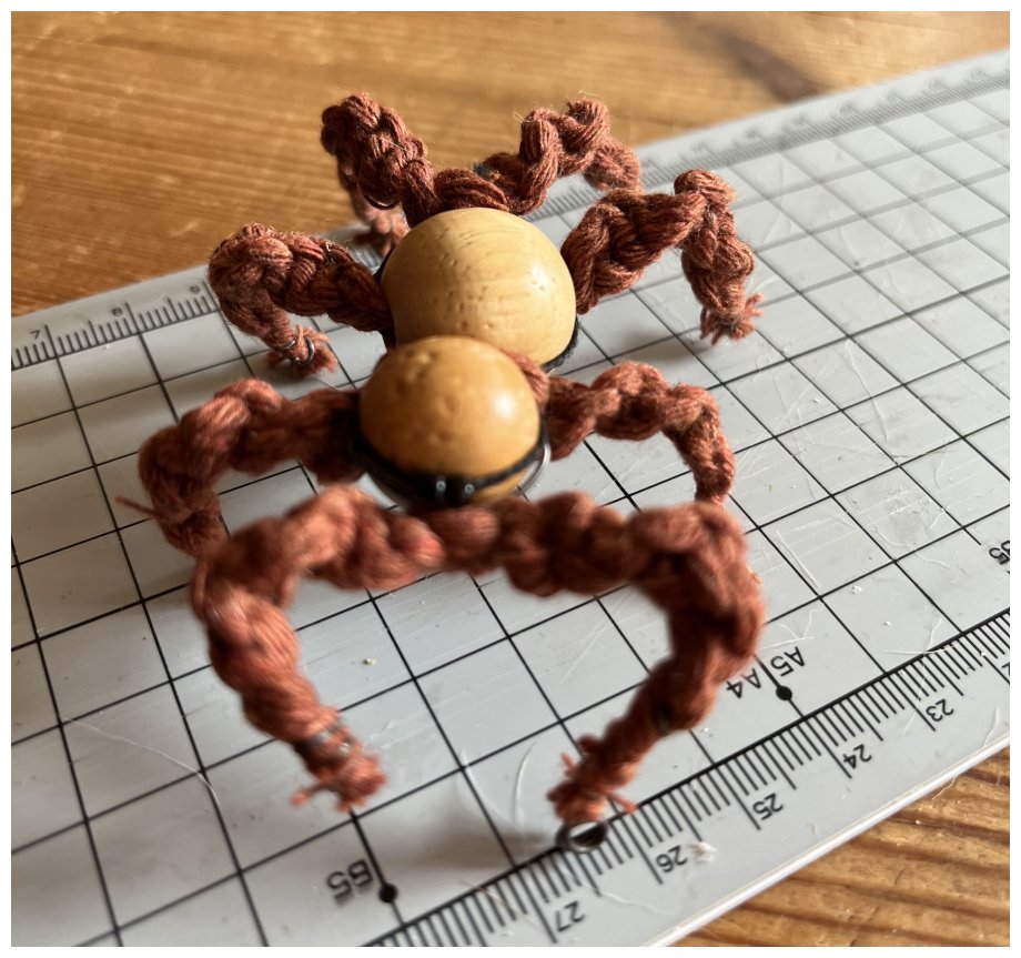 Bruine spin – stap 13