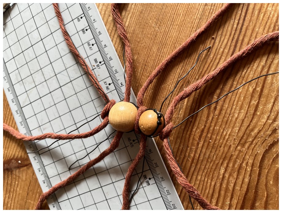 Bruine spin – stap 9