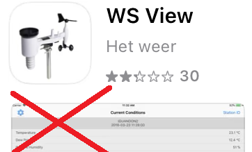 WS View in de iOS app-store