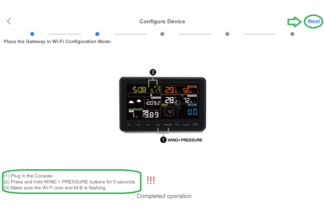 WSView Plus add device stap 2